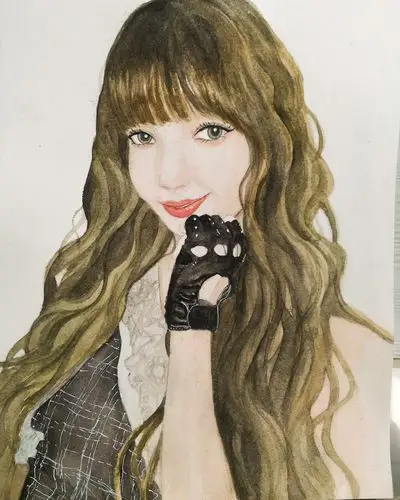 超好看的lisa,有点把她画丑了