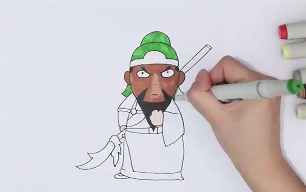 关羽简笔画