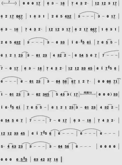 名侦探柯南主题曲简谱