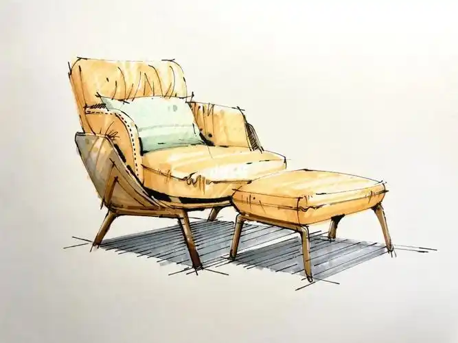 家具上色#环艺手绘  #家具分享  #我的日常