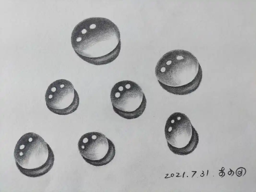 素描水珠.#一起学画画 #画画 #绘画 #手绘 #素描 - 抖音