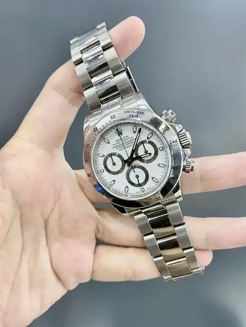 白熊猫劳力士迪通拿116520钢迪