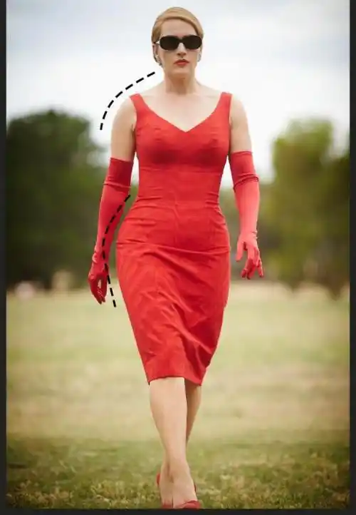 很多大骨架女生喜欢穿的宽松,试图去遮, 反而更显胖