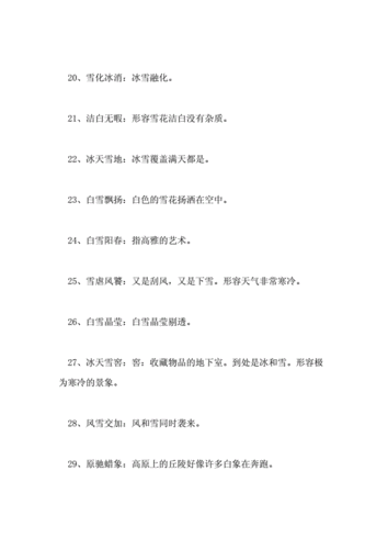 形容雪的成语解析.doc 6页