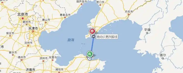 大连到烟台多少公里