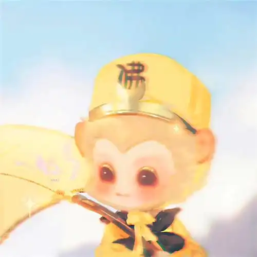 手绘q版可爱孙悟空卡通头像图片