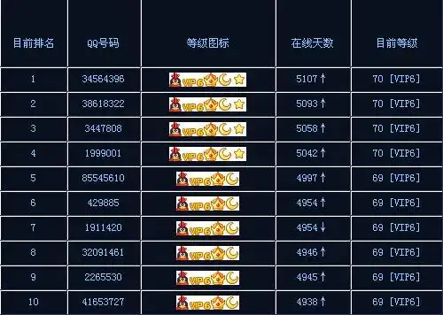 你见过的最高的qq等级是几级?