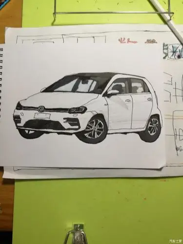 画young年华四年级学生党手绘高尔夫