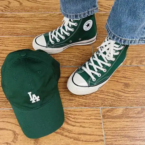 鞋控日常匡威丛林绿