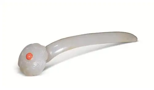 清乾隆 和田子袢缫怍