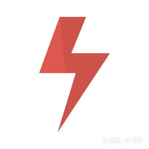 彩色能量平面矢量图标