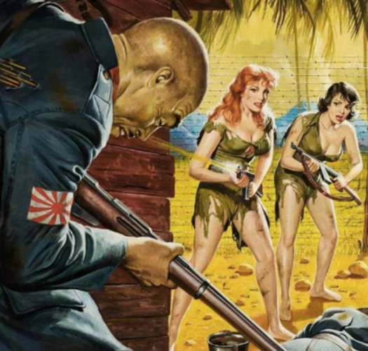 一组记录二战的漫画:美国女兵这样和日军作战,看完让人脸红