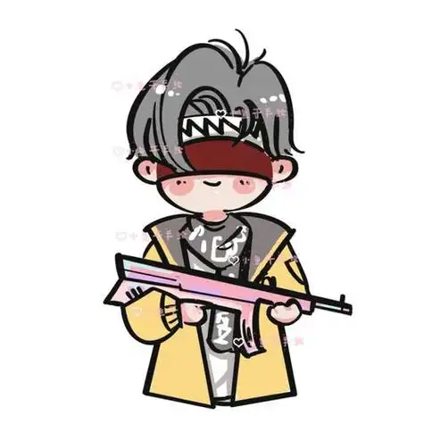 和平精英手绘头像q版和平精英头像手绘漫画设计素材头像