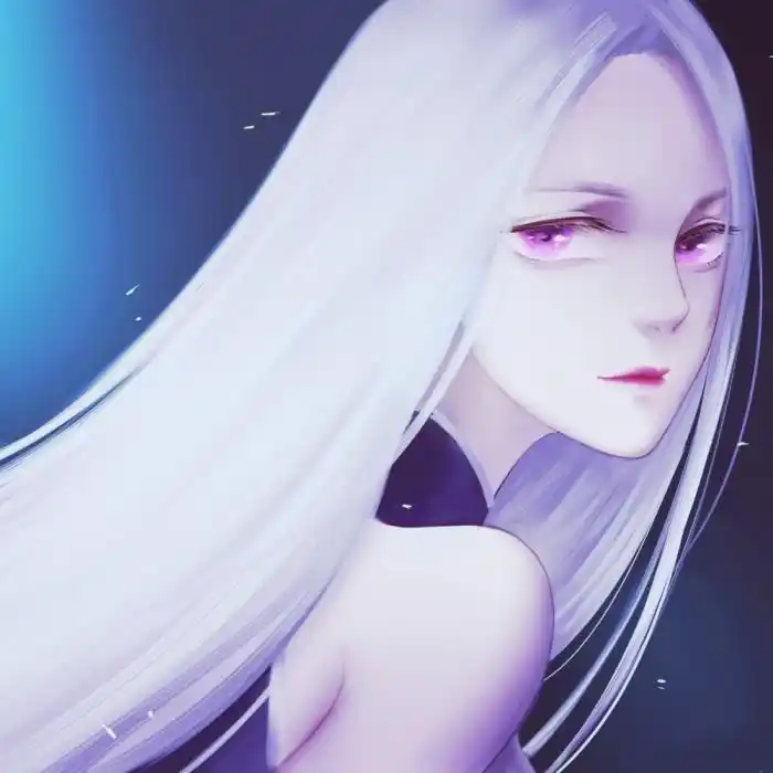 厚涂感浓重的人物插画头像,酷美酷美的画风,显得非常有个性