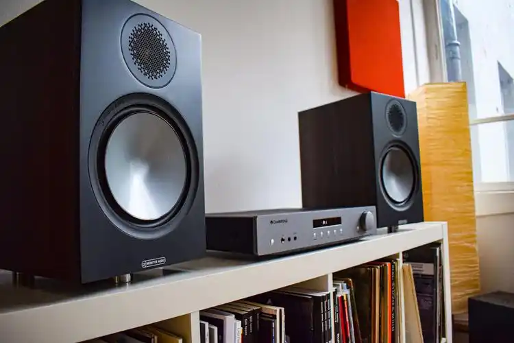 monitoraudio音箱8寸英国高级发烧音响泳龙猛牌铜100书架式