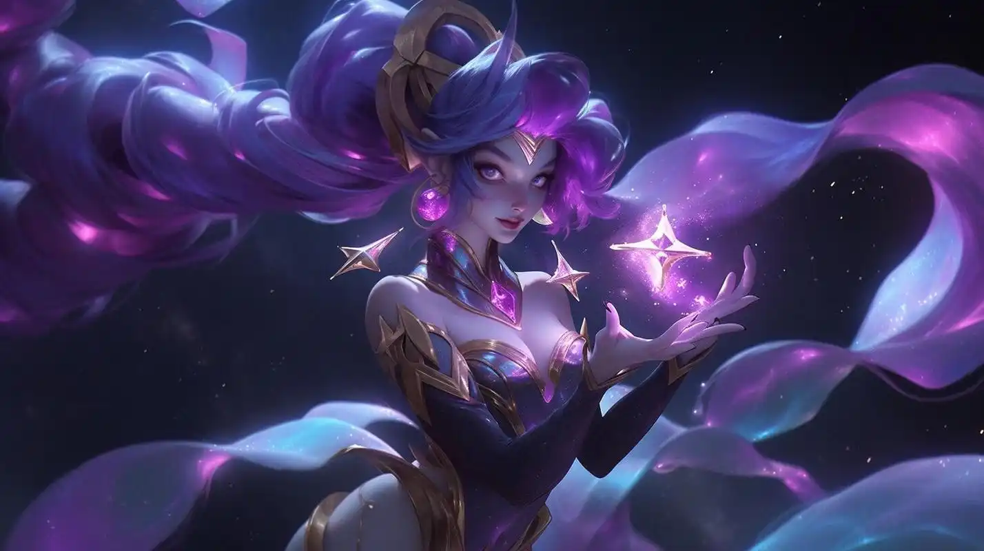 英雄联盟|娜美4k超清壁纸 midjourney重绘的lol高清壁纸, 取图方式