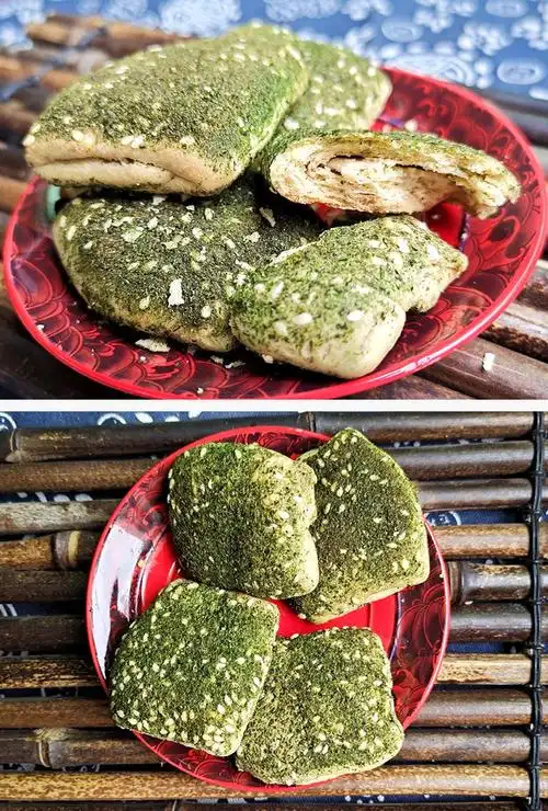 宁波奉化千层饼传统糕点海苔味饼干海苔条饼零食蒋氏溪口特产海苔味