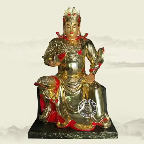 供奉华光大帝神像灵官马元帅三眼灵光马天君佛像