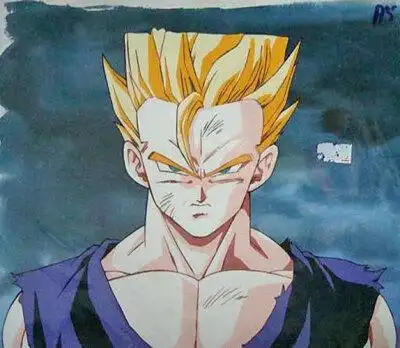 shida)』参与制作的《龙珠z》动画系列青年时期【孙悟饭】人物设计