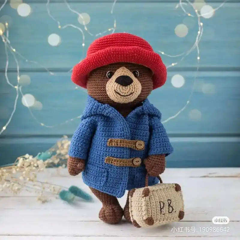 帕丁顿熊 图解搬运工.#钩织教程 #手工钩织教程 # - 抖音
