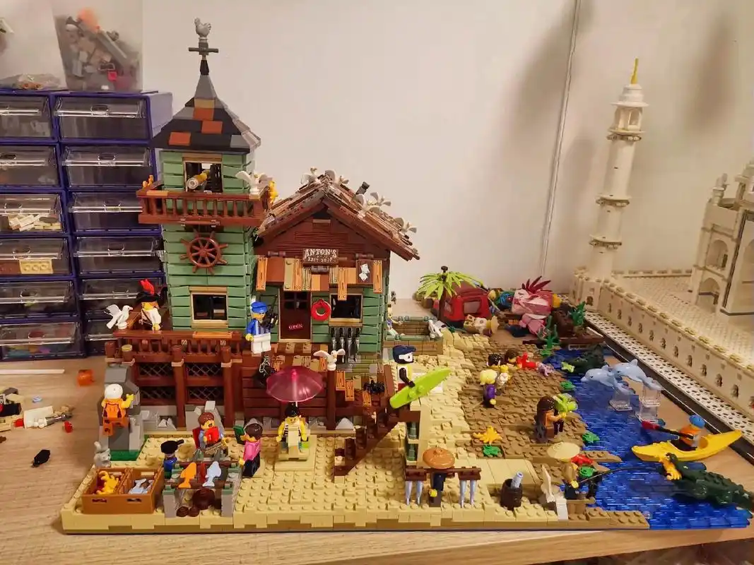 乐高渔夫小屋moc.#乐高moc #乐高 #乐高摄影  - 抖音