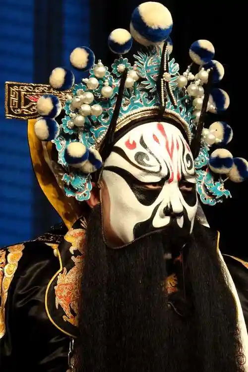 大京院崔志明(花脸)京剧舞台人像