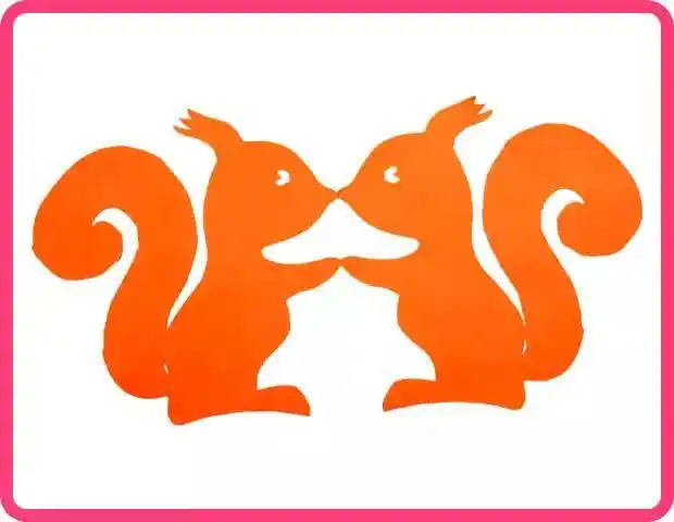 松鼠剪纸图片大全