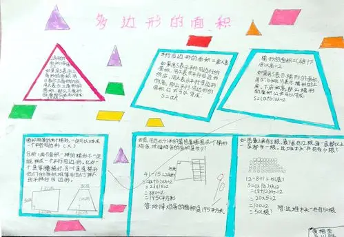 "多边形的面积"手抄报