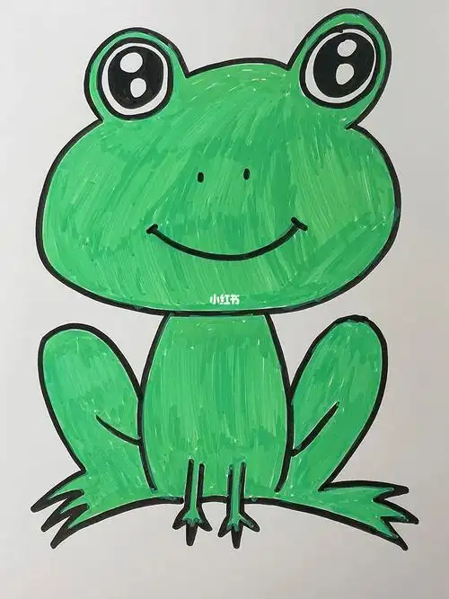一起来画只小青蛙