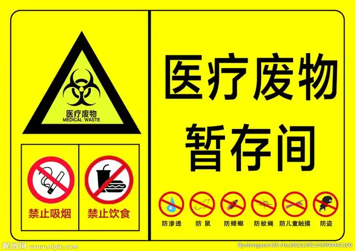 医疗废物暂存间设计图__psd分层素材_psd分层素材_设计图库_昵图网nip