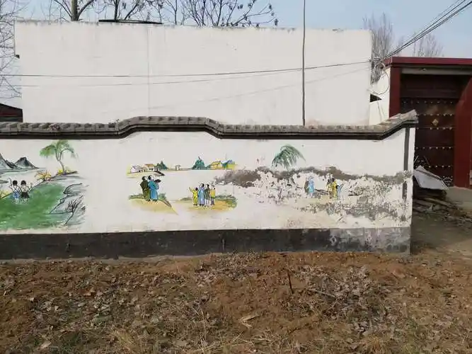 新农村～墙体画