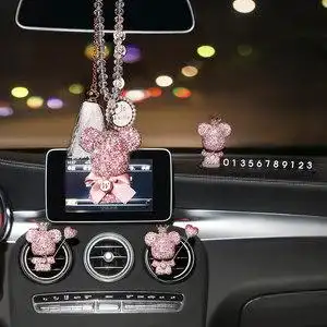 汽车用品摆件车内装饰品小熊图片