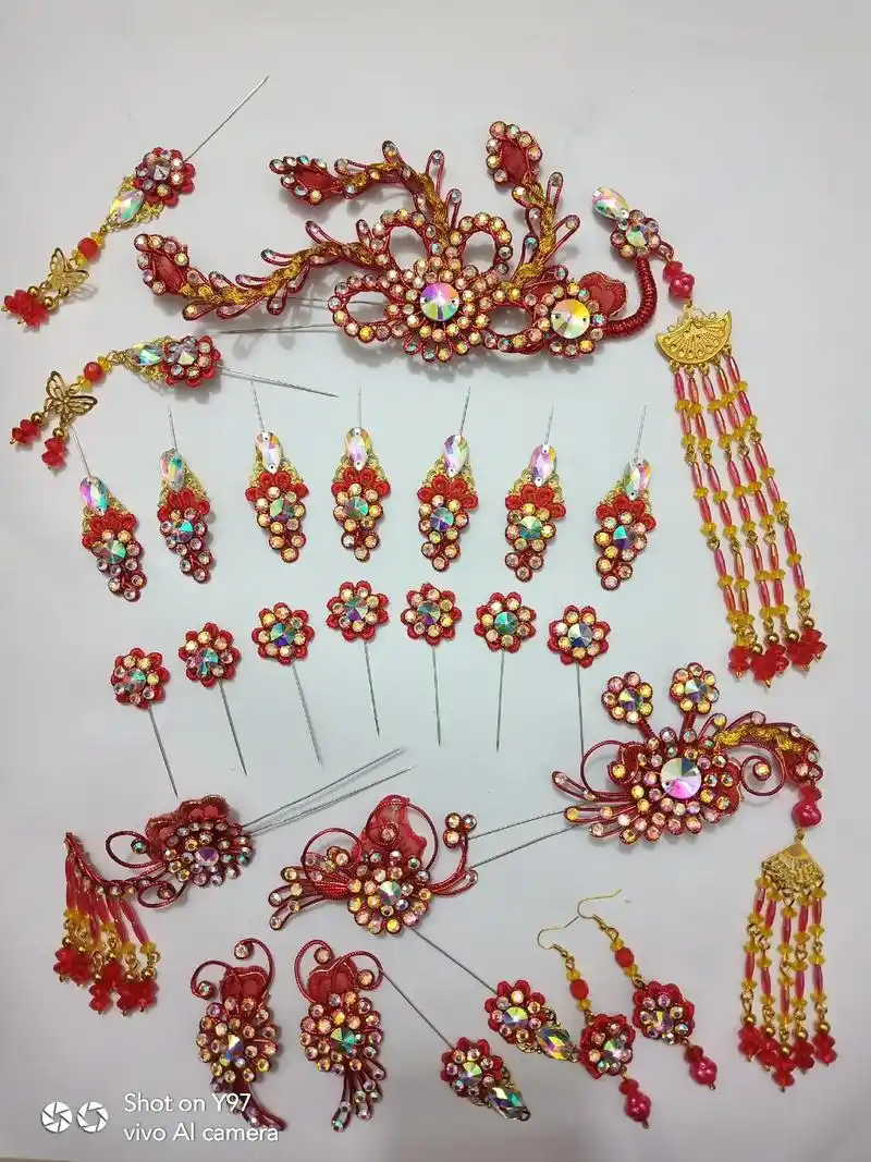 粤剧,雷剧头饰,欢迎定做. - 抖音