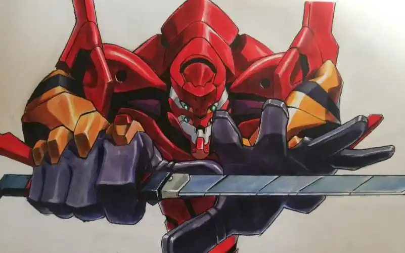 初号机怎么画初号机怎么画好超帅