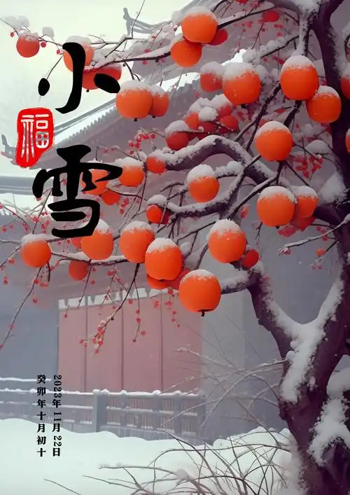 小雪节气祝福语文案
