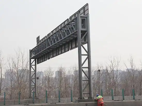 龙门架及信息屏立柱