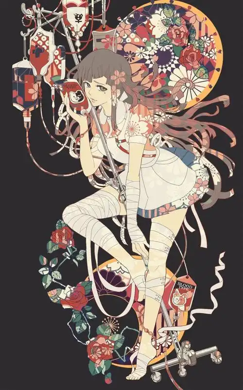 多图预警超细腻的日系二次元和风插画作品值得收藏的精美插画