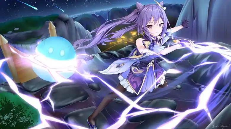 刻晴arinoayarei的刻晴插画图片