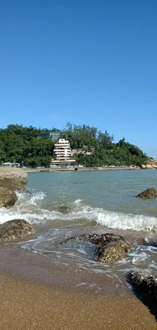 澳门(竹湾)海滩从日出至下午全景一天游,景色迷人,留而忘返