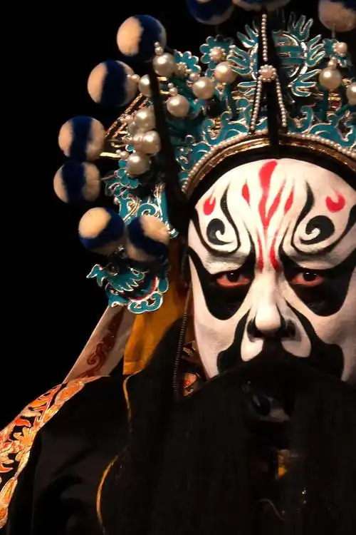 大京院崔志明(花脸)京剧舞台人像