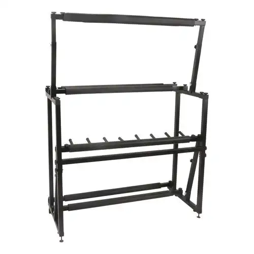 金属水弹枪架摆放立式落地武器展示架收纳枪架子挂枪可折叠防磕碰