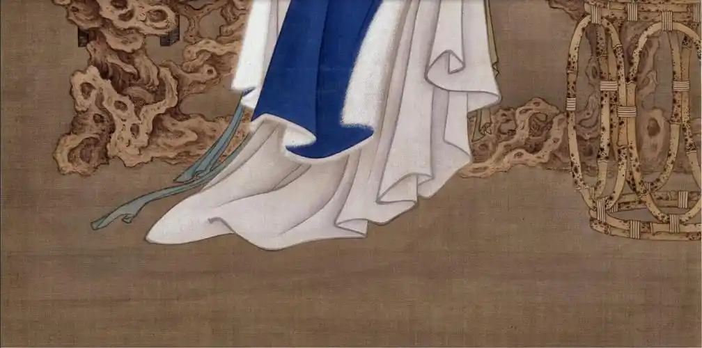 《胤禛妃行乐图轴》