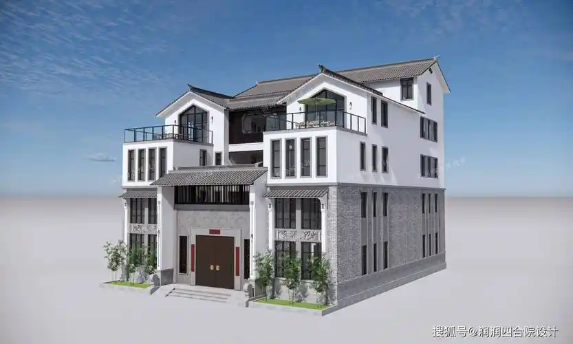 客家三兄弟合建的五层两进现代四合院别墅润润四合院设计刘鹰