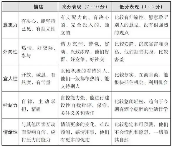 如何使用大五人格
