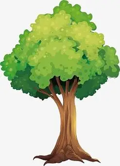 榕树卡通树木
