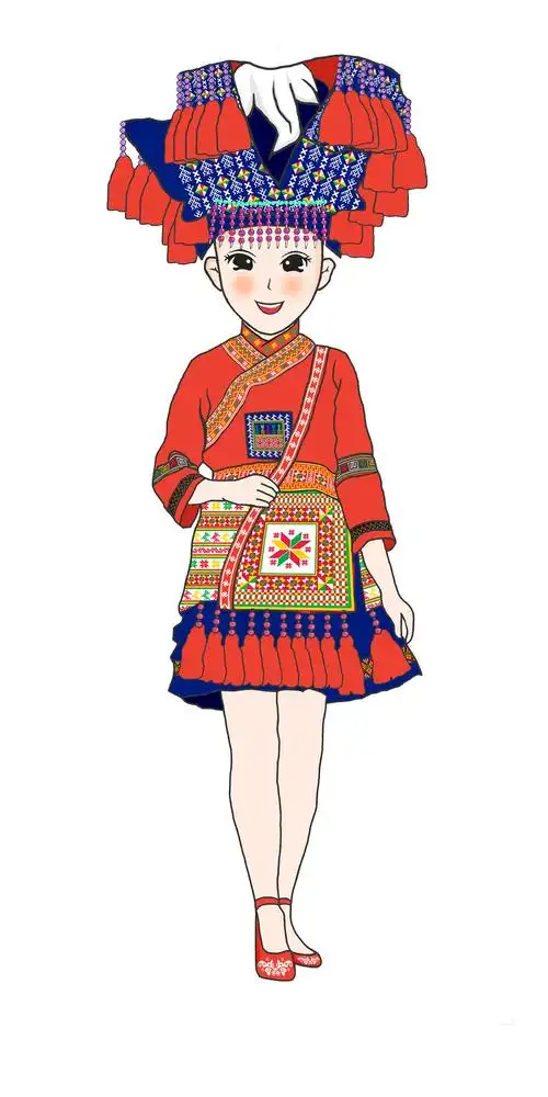 瑶族公主|插画|创作习作|613设计工作室 - 原创作品 - 站酷 (zcool)