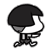 蘑菇头跑gif动图_动态图_表情包下载_soogif