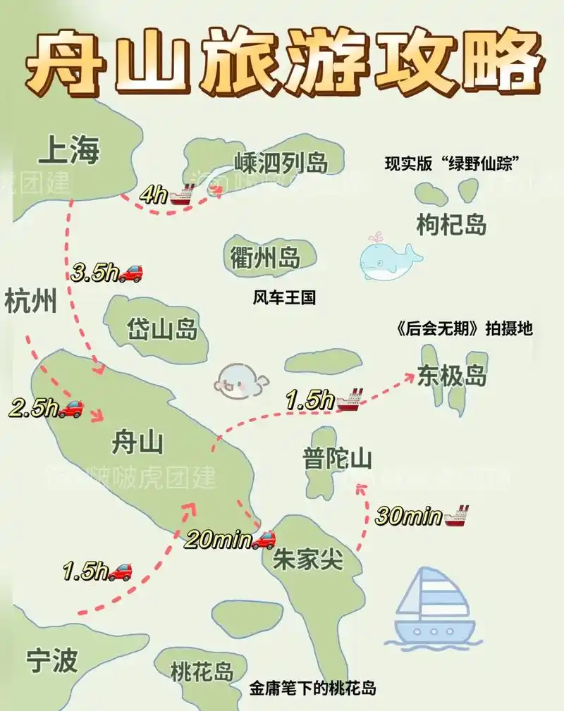 舟山海岛地图97江浙沪海岛团建.夏季团建当然要来海边呀舟山 - 抖音