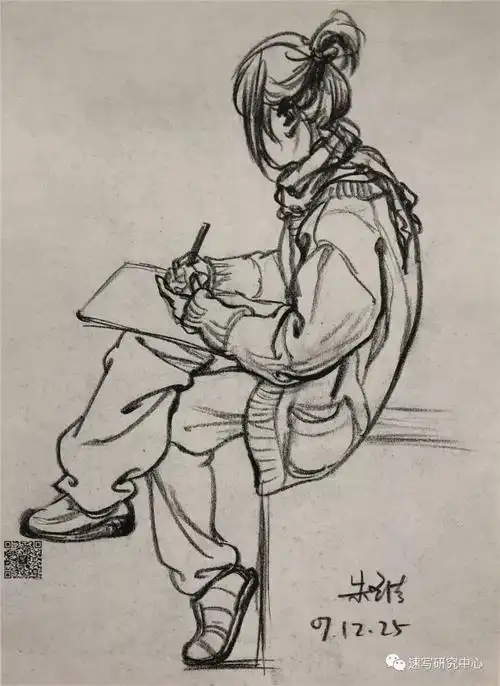 中国美术学院速写留校作品精选