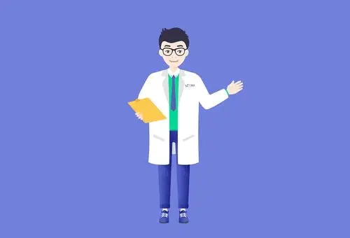 手绘素材-医生人物